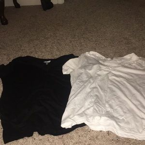 White & Black Vintage Tees XL